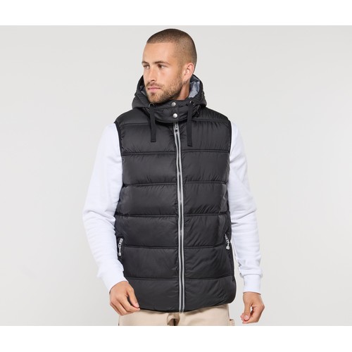 Bodywarmer doudoune homme avec capuche