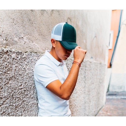Casquette Rapper en coton canvas