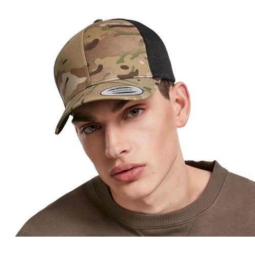 Casquette style trucker camouflage