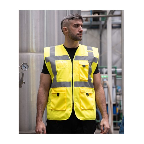 Gilet de sécurité multifonctionnel avec poches