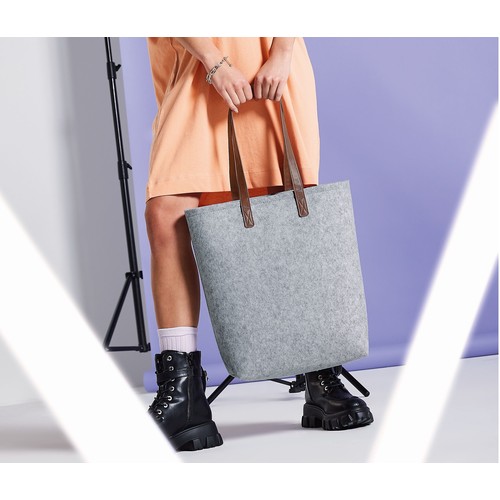 Sac shopping en polyester feutrine