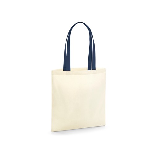 Sac organique en coton canvas avec anses contrastées thumbnail 4