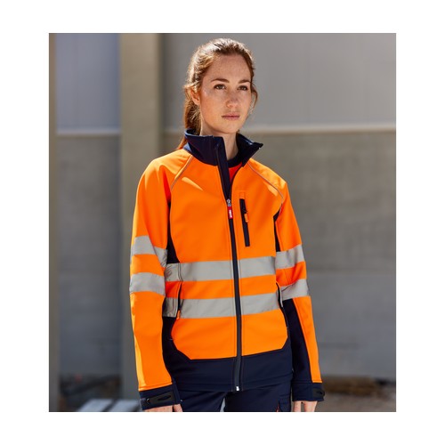 BLOUSON SOFTSHELL BICOLORE HAUTE VISIBILITÉ
