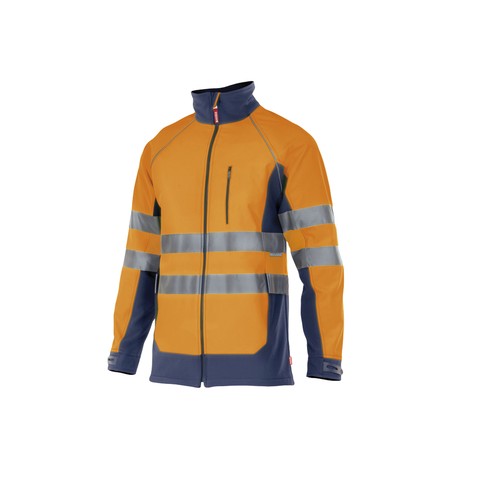 BLOUSON SOFTSHELL BICOLORE HAUTE VISIBILITÉ thumbnail 4