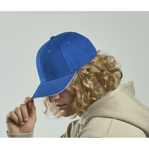 Casquette 6 pans contrastée