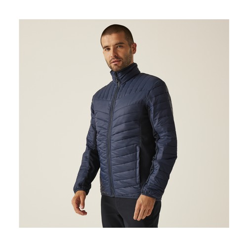 Veste matelassée bi-matière