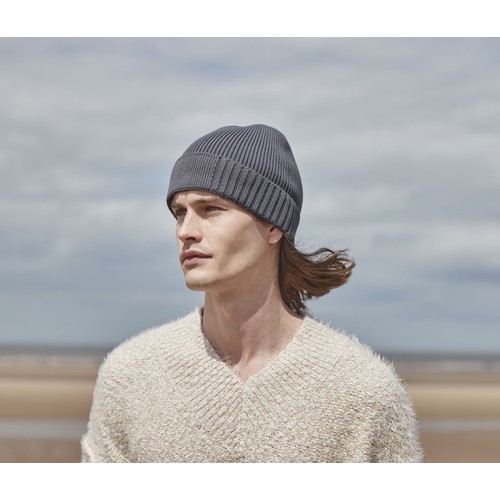 Bonnet avec rabat en coton organique thumbnail 4