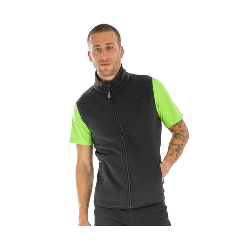 Bodywarmer polaire en polyester recyclé