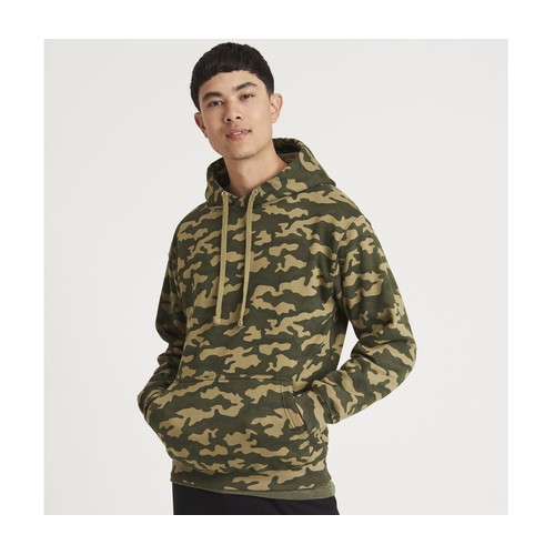 Sweat capuche camouflage