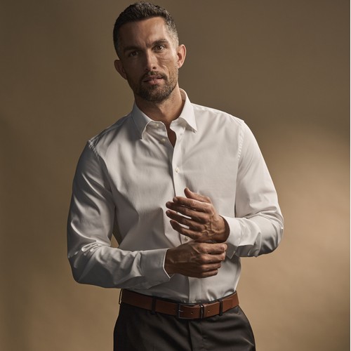 Chemise homme stretch et ajustée