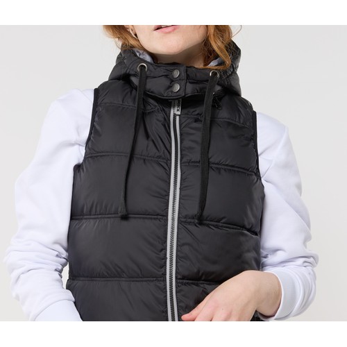 Bodywarmer doudoune femme avec capuche thumbnail 4