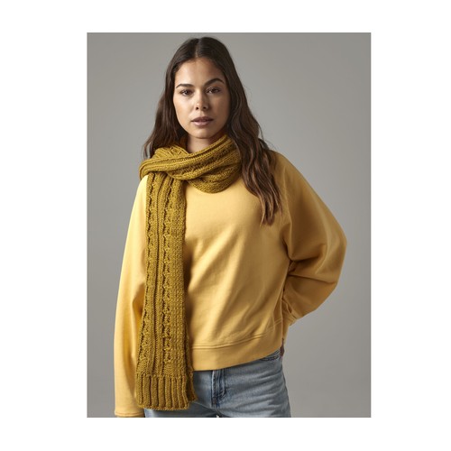 Écharpe motif torsadé