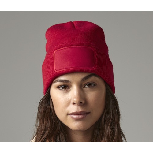 Bonnet avec zone de marquage