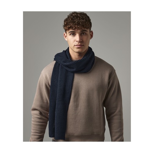 Écharpe maille gaufrée