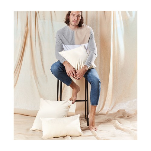 Housse de coussin en coton commerce équitable