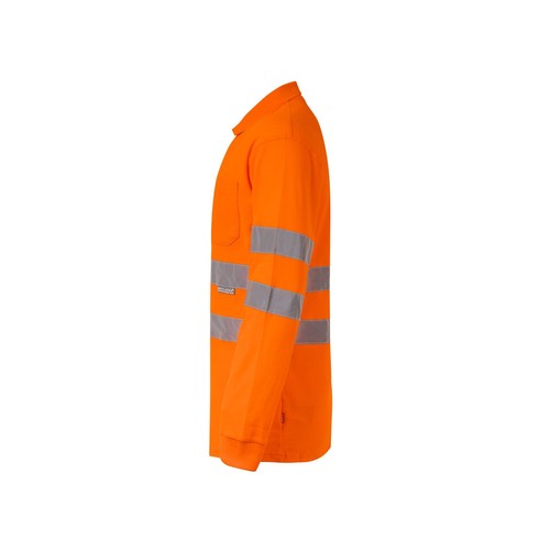 POLO MANCHES LONGUES HAUTE VISIBILITÉ EN COTON/POLYESTER thumbnail 4