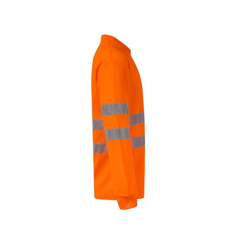 POLO MANCHES LONGUES HAUTE VISIBILITÉ EN COTON/POLYESTER