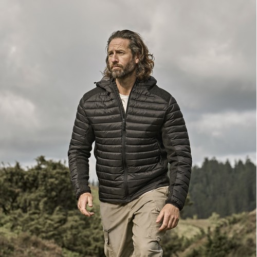 Doudoune capuche Crossover homme