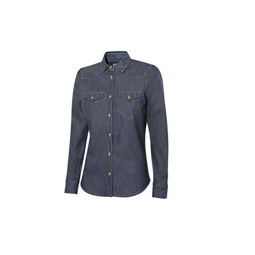 CHEMISE STRETCH EN DENIM FEMME thumbnail 5