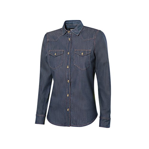 CHEMISE STRETCH EN DENIM FEMME