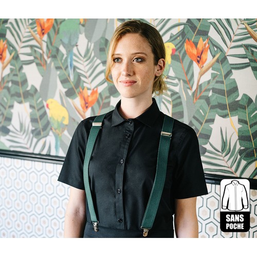 CHEMISETTE POLYCOTON FEMME