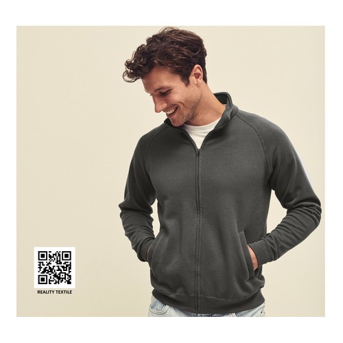 Sweat grand zip homme