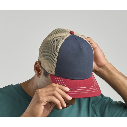 Casquette Rapper en polyester canvas recyclé