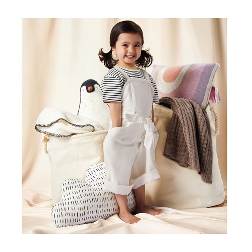 Panier en coton canvas