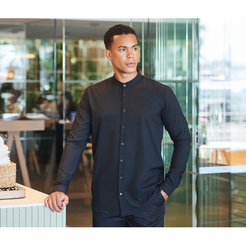 Chemise homme col mao