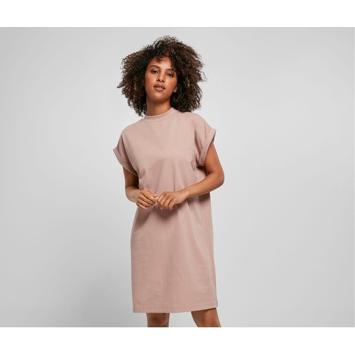 Robe manches retroussées