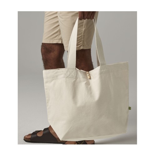Sac shopping grand volume coton bio