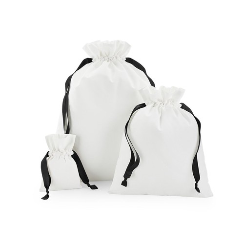 Sac en coton avec ruban
