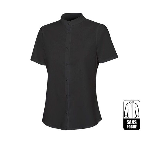 CHEMISETTE FEMME COL MAO