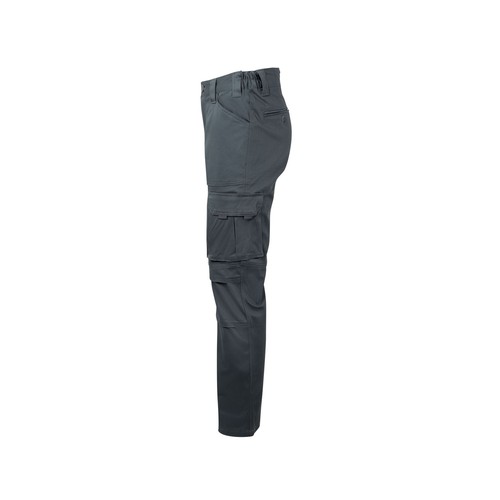 PANTALON MULTIPOCHES EN COTON STRETCH thumbnail 4