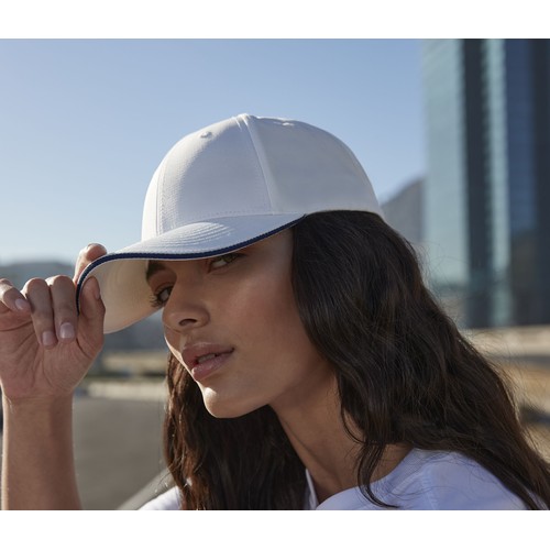 Casquette 6 pans avec liseré