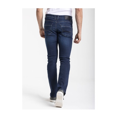 Jean homme ajusté stretch stone brossé