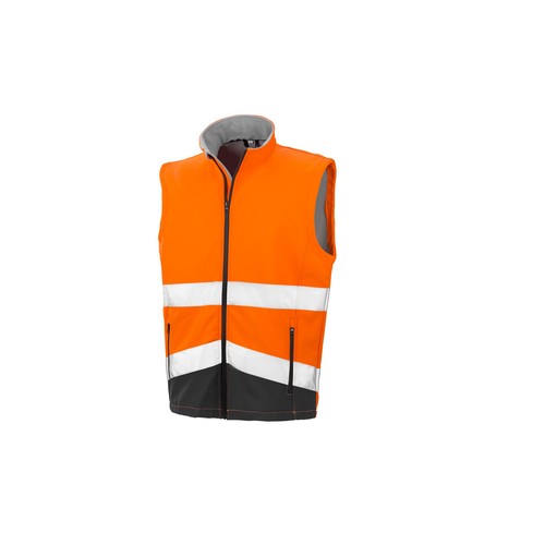 Bodywarmer Softshell de travail haute visibilité thumbnail 4