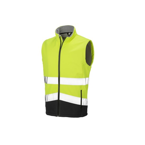 Bodywarmer Softshell de travail haute visibilité thumbnail 4