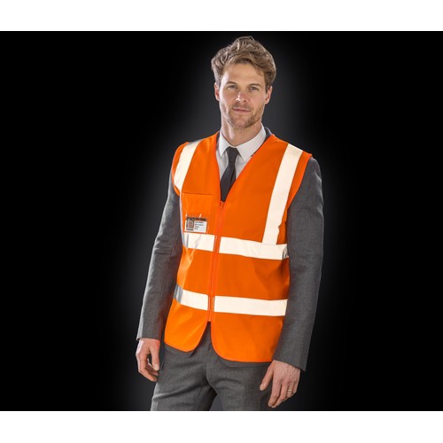 Gilet de sécurité zippé