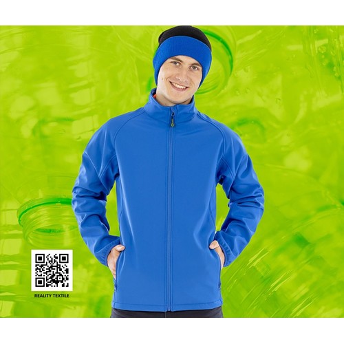 Softshell homme en polyester recyclé