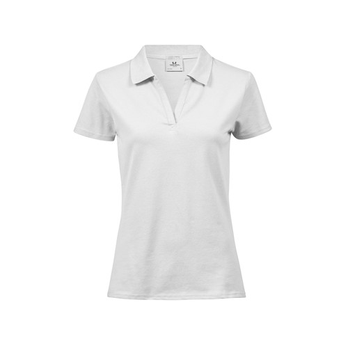 Polo stretch col V femme Bio thumbnail 4