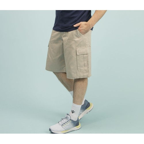 Bermuda poches plaquées en coton léger