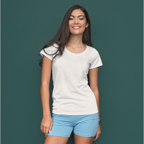 Tee-shirt de sport femme toucher coton