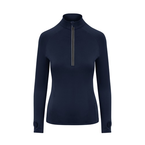 Tee-shirt de sport femme col zippé thumbnail 4