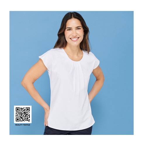 Blouse femme manches courtes