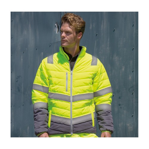 Veste matelassée visibilité augmentée