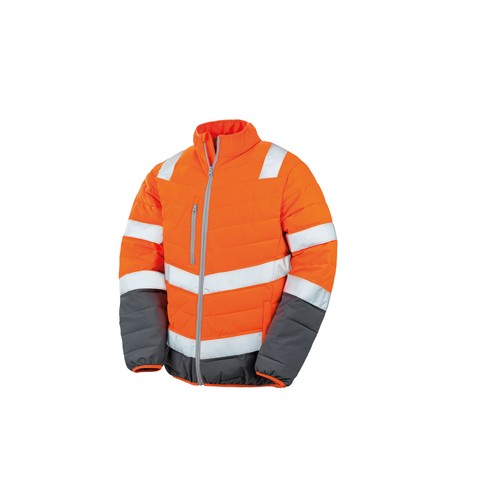 Veste matelassée visibilité augmentée