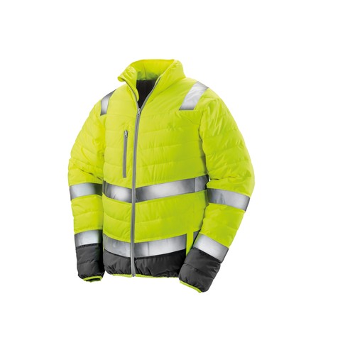 Veste matelassée visibilité augmentée
