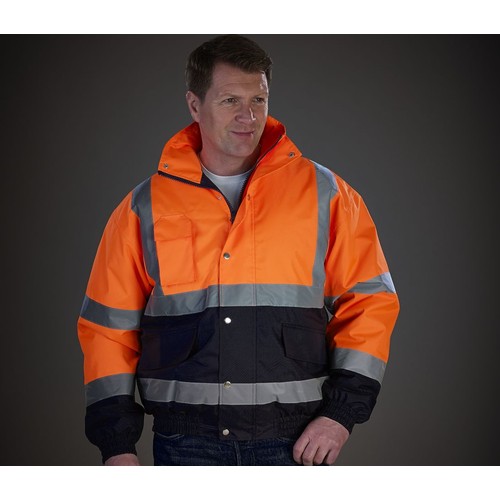 Veste bomber haute visibilité