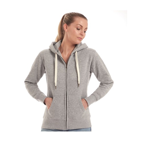 Sweat capuche zippé premium femme
